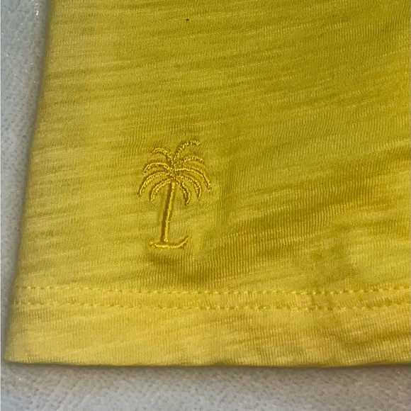 Lilly Pulitzer Shay Ruffled Tank Top Yellow Small - Picture 4 of 6